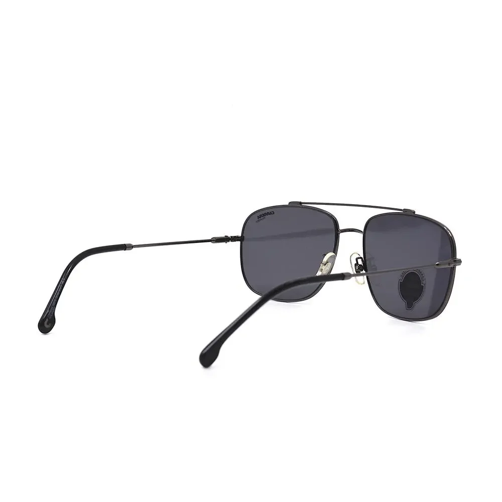 BRAND NEW CARRERA 182/F/S BLACK GREY POLARIZED AVIATOR SUNGLASSES